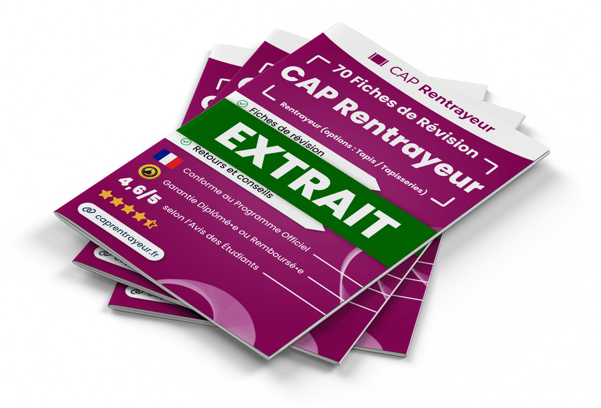 Extrait Fiches Révision gratuites CAP Rentrayeur